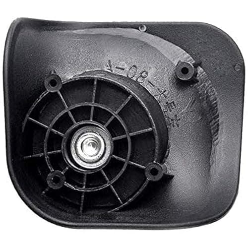 LHKJ 2 pcs Luggage Suitcase Wheel Black Replacement Axles 49mm + Screw Repair Kit — view 6
