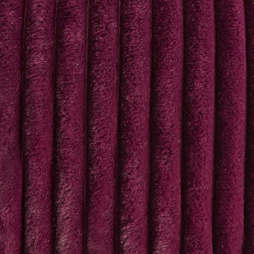OHS Faux Ribbed Fleece Throw Blanket for Sofa, Soft Cosy Warm Winter Thick Fleece Blanket Over Bed Decorative Fluffy Single Bed Throws Gifts for Women Girls, Burgundy - 125 x 150cm — view 6
