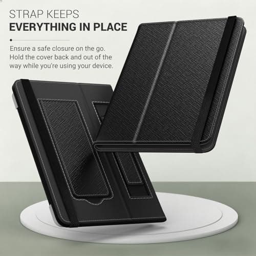 MoKo Universal Case for 6 inch kindle eReaders and Tablets, Black — view 6