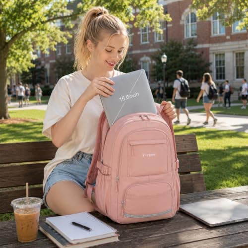 Taygeer School Bag for Girls, Lightweight Backpack for Teenage Girls Women — view 4