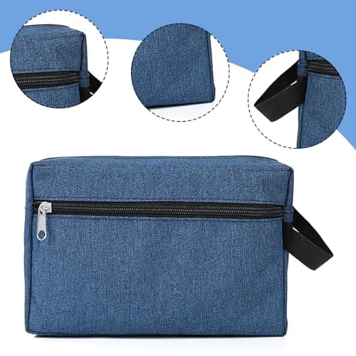 Toiletry Bag for Men,Portable Travel Wash Bag,Oxford Fabric Waterproof and Scratch-Resistant Zipper Design,Small Body and Large Capacity Cosmetic Bag Resistant Hanging Toiletry Travel Bag — view 2