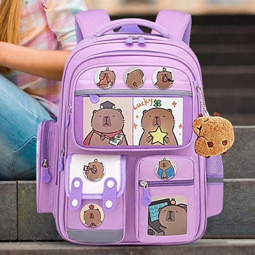 Uonguon Travel Bookbag Large Capacity Multi-Compartment Waterproof Backpack — view 3