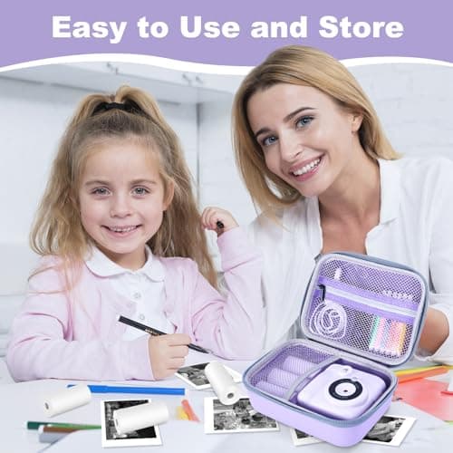 Riosin Kids Camera Instant Print Case,for TIATUA/ASTGMI/Himont-Purple — view 5