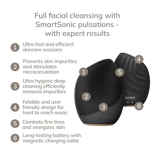 GESKE Set | Sonic Facial Brush 5-in-1 + Cleansing Peel | Exfoliating Clean — view 2
