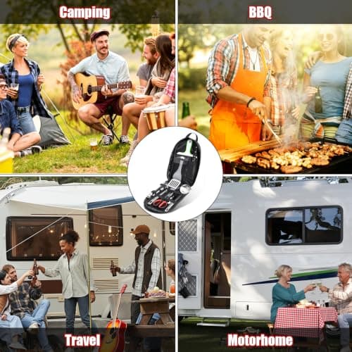 Outdoor Cookware 9-Piece Set Camping BBQ Utensil Kit — view 5