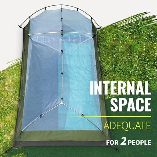 Forceatt Camping Tent,2-3 Man Tent for Outdoor PU3000mm Waterproof Tent Lightweight & Portable easy set up for Hiking Backping Eurohike — view 5