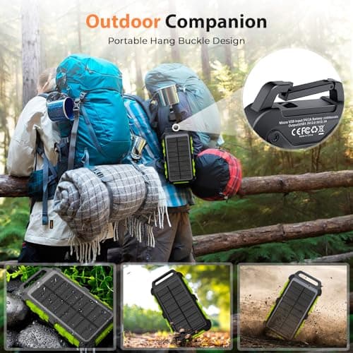WOWMVP Solar Power Bank 26800mAh 22.5W Fast Charging Portable Charger — view 3