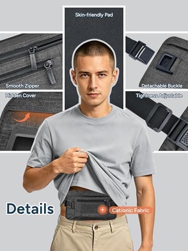 travel inspira Travel Money Belt, Passport Holder, Bum Bag, Travel Wallet — view 6
