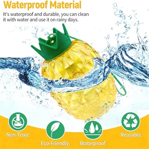 YUPDFGB 2 Pack Spherical Outdoor Hanging Monitoring Device, Waterproof Reusable Garden Monitoring Tool, Decorative Outdoor Accessory for Patio Yard Balcony — view 3