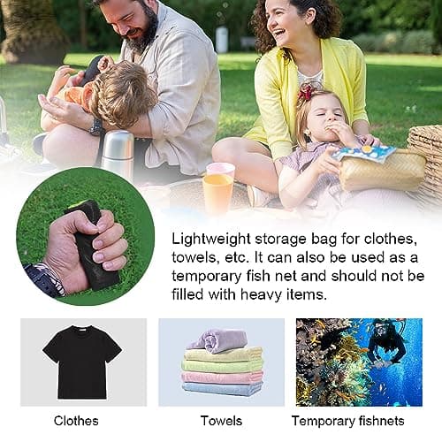HLIWS Ultra-Light Net Bags Drawstring,Ideal for Camping and Hiking — view 6