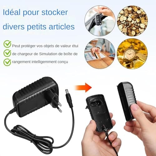 Decoy Safe Portable Heavy-Duty Shell Charger Shaped Cash — view 4