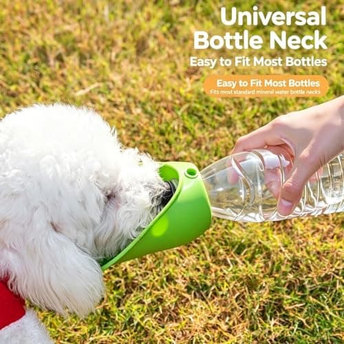 Silicone Portable Dog Water Bottle Adapter, Drinking Cap for Bottles Dogs — view 4