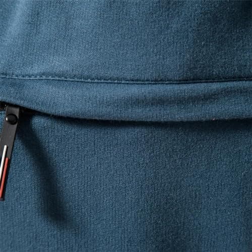 YUECIBAI Sports Running Shorts For Men Pocket Shorts For Men Cotton Casual Sport Short Pants Men Stretch Waist Sweatshorts Mens Shorts S Blue — view 6