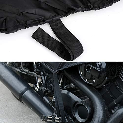 X AUTOHAUX XL Motorcycle Cover Half Cover for Full Dress Touring Cruiser — view 4