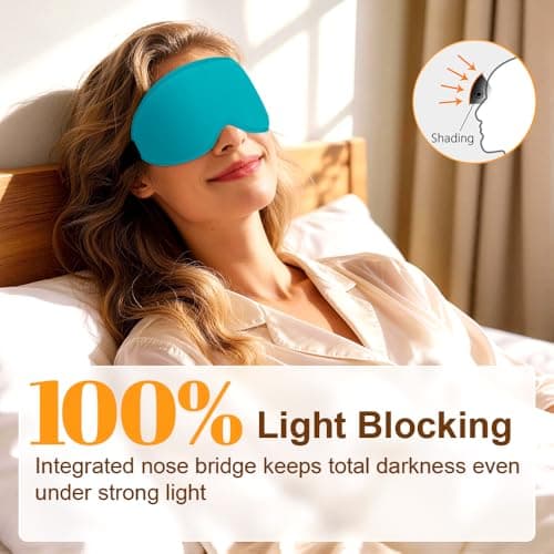 Gritin 100% Blackout Sleep Eye Masks for Women&Men, Side Sleepers Friendly — view 2