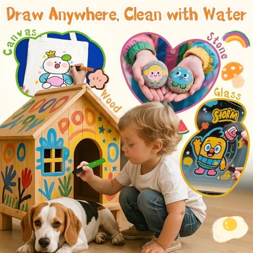 12 Colors Washable Twist Crayons for Toddlers, Hands Clean Silky Travel Crayons for Kids Ages 4-8 Indoor and Outdoor, Non-Toxic, Quick Drying, No Mess Coloring Gifts for Boys and Girls — view 3