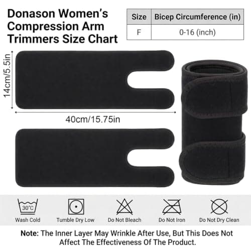 2 Pcs Arm Bands for Women Men, Neoprene Compression Sleeve Arm Bands — view 2