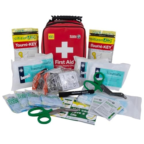 St John Ambulance Zenith Public Access Trauma (Pact) First Aid Kit with Tourni-Key | for Critical Injuries | Includes Military-Grade Wound Dressings, Tourni-Keys, and Specialist PPE — view 2