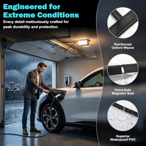 YIFKJYLF 2Pcs EV Charger Rain Cover, Waterproof Outdoor Car Charger Cover — view 3