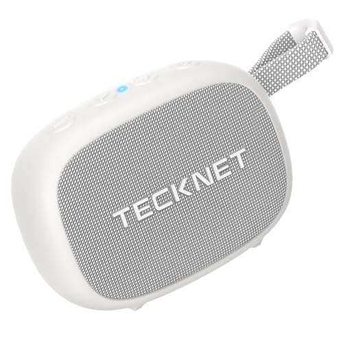 TECKNET Portable Bluetooth Speaker, TWS Surround Sound & Powerful Bass, IP67 Waterproof Dustproof Wireless Speaker, 30H Playtime, Bluetooth 5.4, Mini Travel Speaker for Outdoor, Party