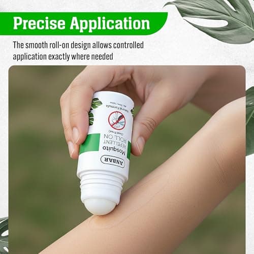 Insect Mosquito Repellent Roll On 50 ml - Long Lasting Protection, Vegan - Mosquito and Biting Insect Defense Compact Travel Essential - Safe Bug Repellent for Everyone (One Size, DEET Free) — view 2