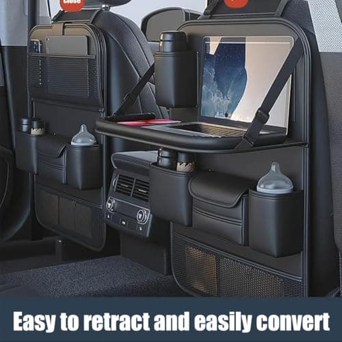 Mautopily Car Seat Organiser with Foldable Car Table — view 5
