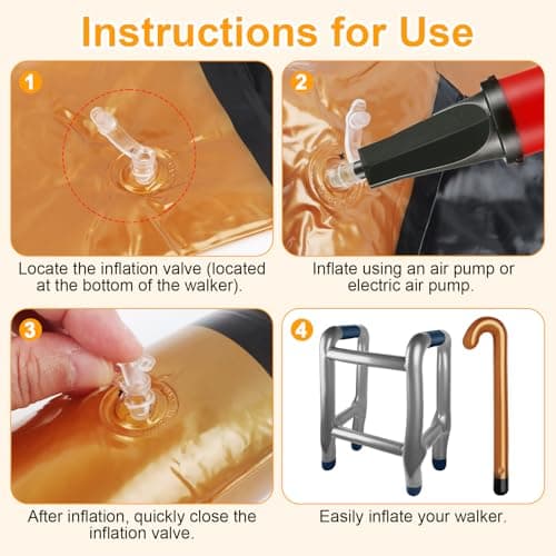 Inflatable Zimmer Frame and Inflatable Walking Stick — view 5