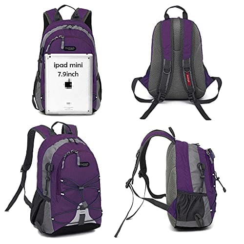 Bseash 10L Small Hiking Backpack for Kids Ages 3-6 Girls Boys Under 4 feet, Mini Waterproof Outdoor Sport Travel Camping Daypack (Purple) — view 6