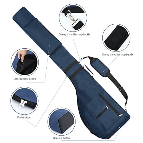 Number-one Golf Club Bag, Portable Foldable Golf Club Travel Bag for 8-10 Golf Clubs, Waterproof Mini Carry Golf Bags for Women, Men (Blue) — view 4
