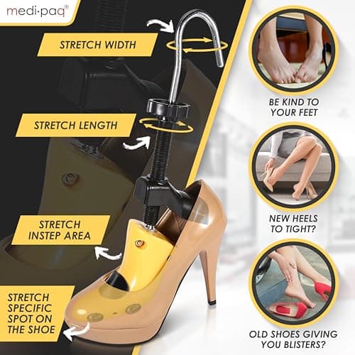 Medipaq High Heel Shoe Stretchers, Set of 2, UK 3-7 Plastic Shoe Trees — view 2
