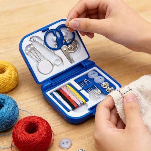 Jeffergarden Travel Sewing Kit, Portable Sewing Supplies with Plastic — view 4