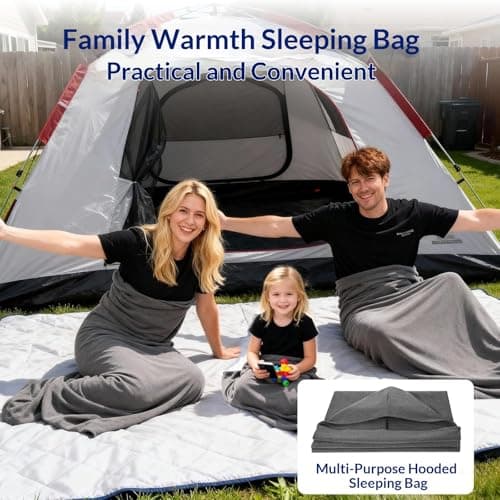 InfiniZer Compression Sleep Sack, Lightweight Wearable Hooded Compression Pod & Sleep Pod, Breathable Stretch Fabric (Grey, Children) — view 4