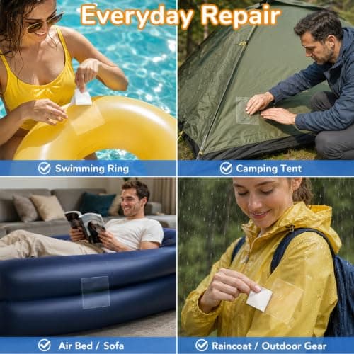 6PCS Inflatable Patch Repair Kit Self-Adhesive, Waterproof Repair Patch — view 5
