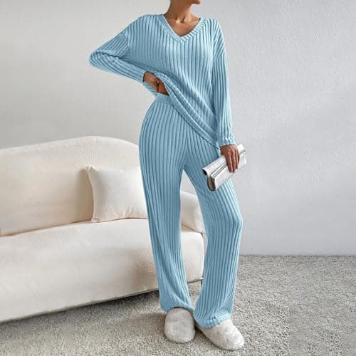 AMDOLE Festival Outfits & Co Ord Sets - Womens Gym & Travel Outfits, Blue-2, M — view 4