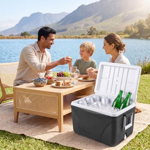 TANGZON 41 L Portable Hard Cooler Box, Heavy Duty Ice Chest (41L) — view 2