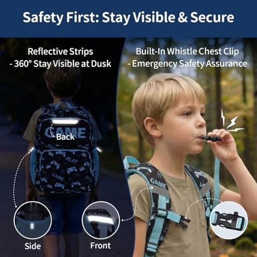 Bagseri School Bag for Boys 8-12 Years - Rucksack for Primary School — view 3