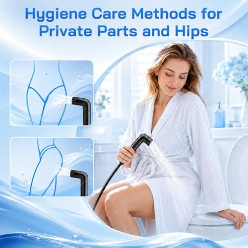 2.5L Electric Portable Bidet,Rechargeable Handheld Sprayer with 3 Speeds,Toilet Spray with 800mAh Battery for Personal Hygiene & Postpartum Care,IPX6 Waterproof,Travel Shattaf for Outdoor Camping — view 4