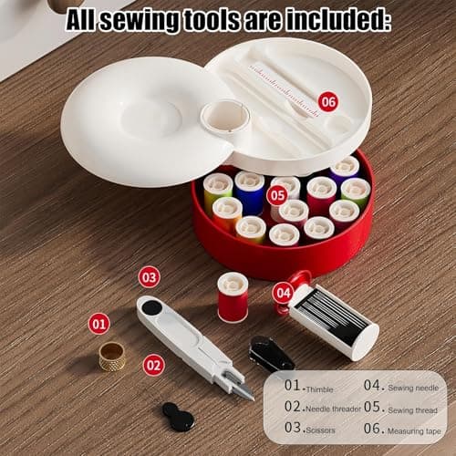 Small Sewing Kit Travel Size NeedleThread Craft — view 5