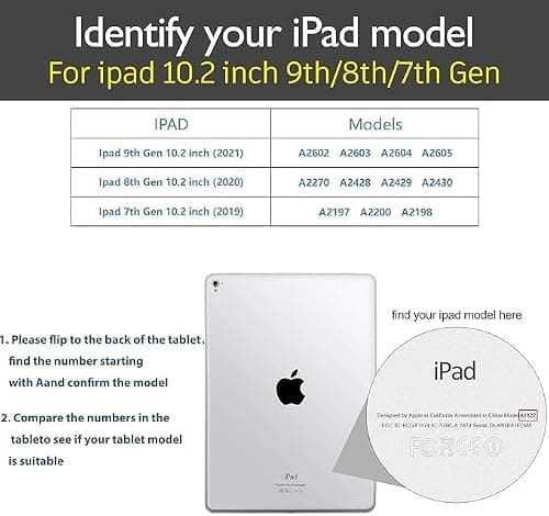 CPNVWA iPad Case for iPad 9th/8th/7th Gen 10.2 Inch (2021/2020/2019) — view 2