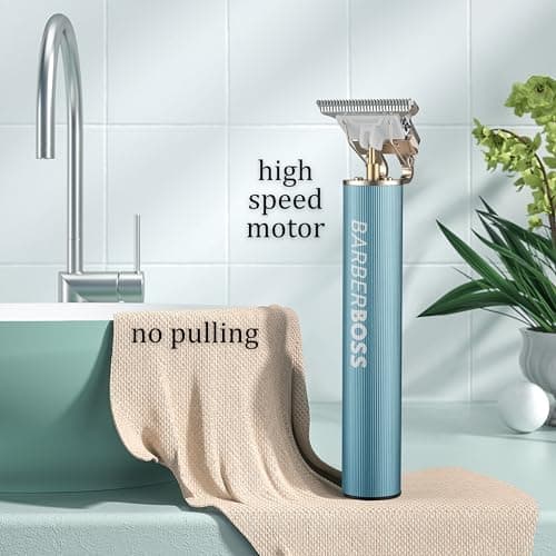 BarberBoss T-Blade Trimmer Men, Beard Clipper, Precision Hair Clippers for Haircuts, Edging & Detailing, Professional Men’s Grooming Kit — view 2