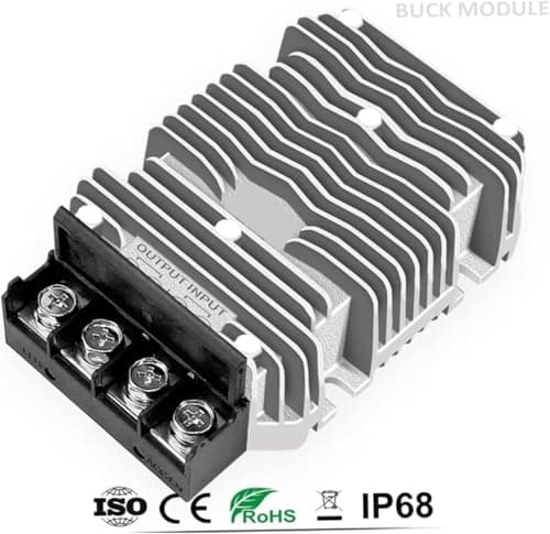 Converter 30-60v 36v 48v To 12v 50a 60a Step Down Dc Dc Converter, 48v-13.8v Voltage Regulator Buck Cart Truck Power Supply 720w (color : 30-60v, Size : 13.8v 60a) — view 3