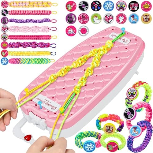 FHNSEL Friendship Bracelet Making kit,Arts and Crafts for Kids Ages 6-12
