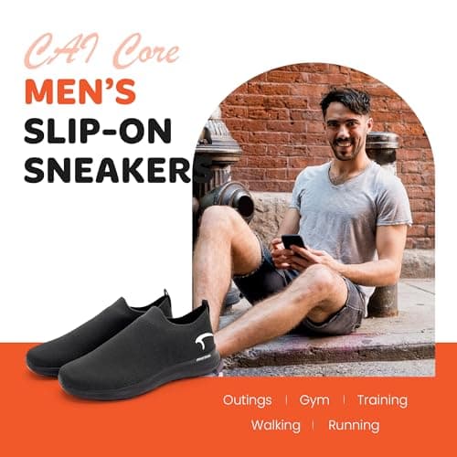 Mintra Office Sports Shoe Men Size 43 Color Charcoal Black/Pirate Black Model core — view 2