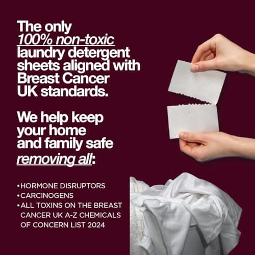 The Lab Co. Laundry Detergent Strips Washing Sheets | Eco Ultra-Concentrated | Non-Bio for Sensitive Skin | Non-Toxic Fragrance | EDC-Free | Lab-Tested | Welcoming Oud Rose Bergamot | 32 Loads — view 3