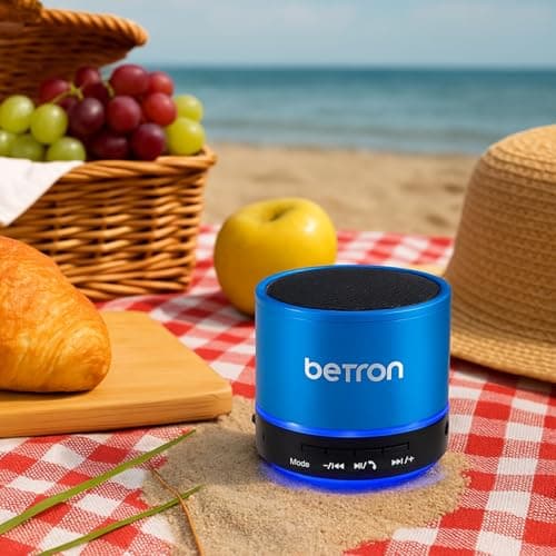 Betron KBS08 Bluetooth Speaker, Wireless, Portable, Mini, Blue — view 3