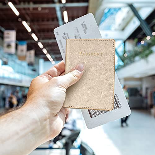 YUEYIXII Passport Cover - PU Leather Passport Holder — view 6