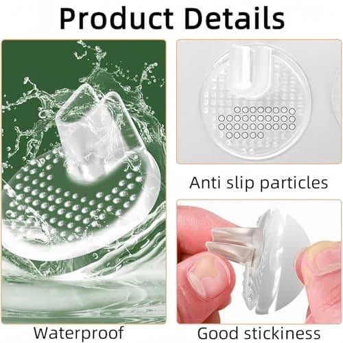 4pairs Silicone Thong Sandal Toe Protectors,Flip Flop Toe Post Protectors,Comfortable Cushion Pads for Sandals&Shoe,Suitable for Woman&Man,Soft Material,Invisible,for Foot Protection,Easy to Use — view 2
