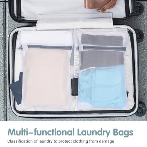 4Pcs Mesh Bra Laundry Bags for Protects Sensitive Laundry Mini Durable Lingerie Bags for Washing Delicates Machine for Underwear, Socks, Baby Clothes, Travel Organiser, Dirty Garment — view 4