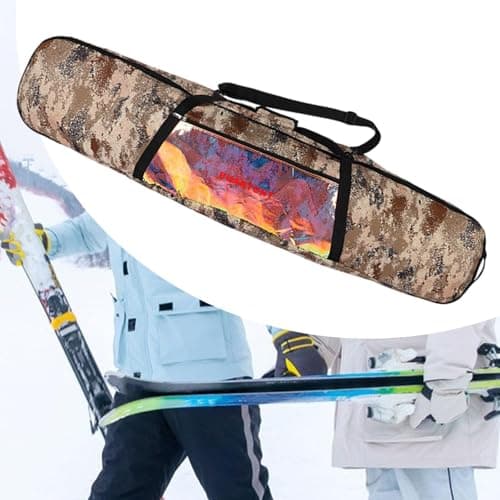 QLoztyse Travel Bag for Snowboard with Storage for Gear And Accessories, Khaki — view 6