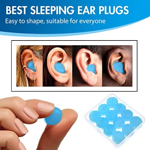 Fantasyon6 Pairs Silicone Ear Plugs, Reusable Noise Cancelling — view 6